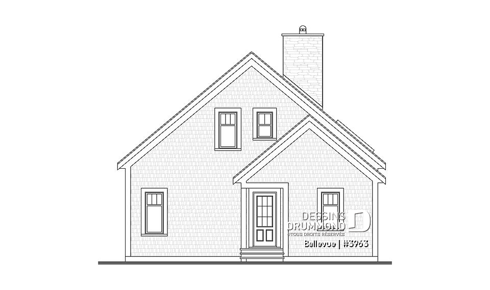 Élévation avant - Bellevue