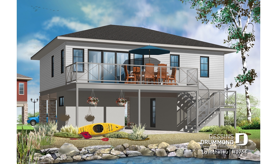 Version couleur no. 1 - Vue arrière - La Richelieu