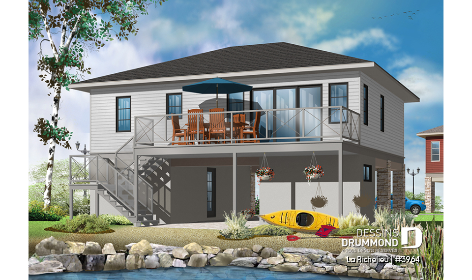 Version couleur no. 1 - Vue arrière - La Richelieu