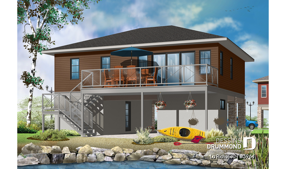 Vue arrière - MODÈLE DE BASE - La Richelieu