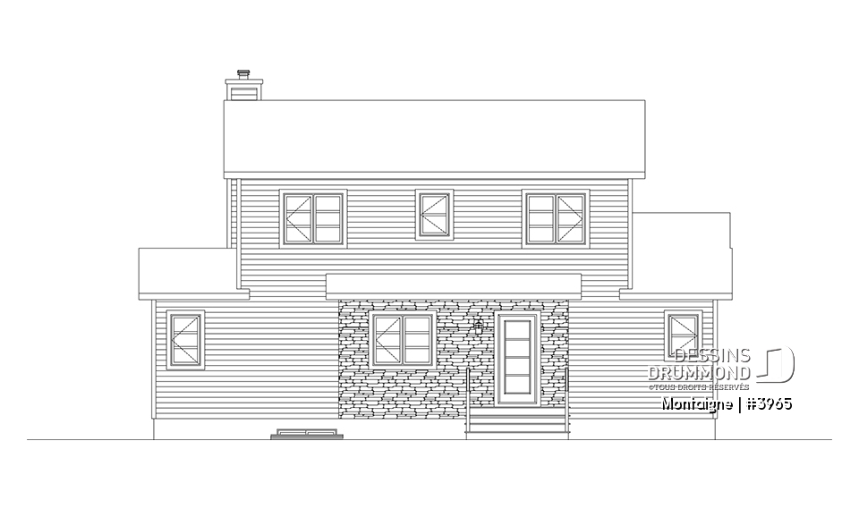 Vue avant - MODÈLE DE BASE - Montaigne