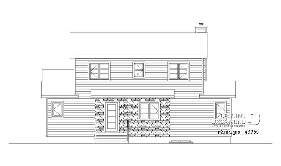 Vue avant - MODÈLE DE BASE - Montaigne