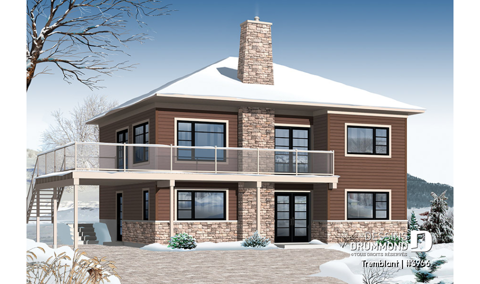 Vue avant - MODÈLE DE BASE - Tremblant