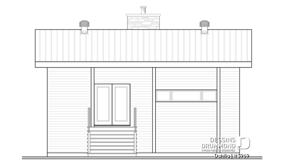 Élévation avant - Dahilia