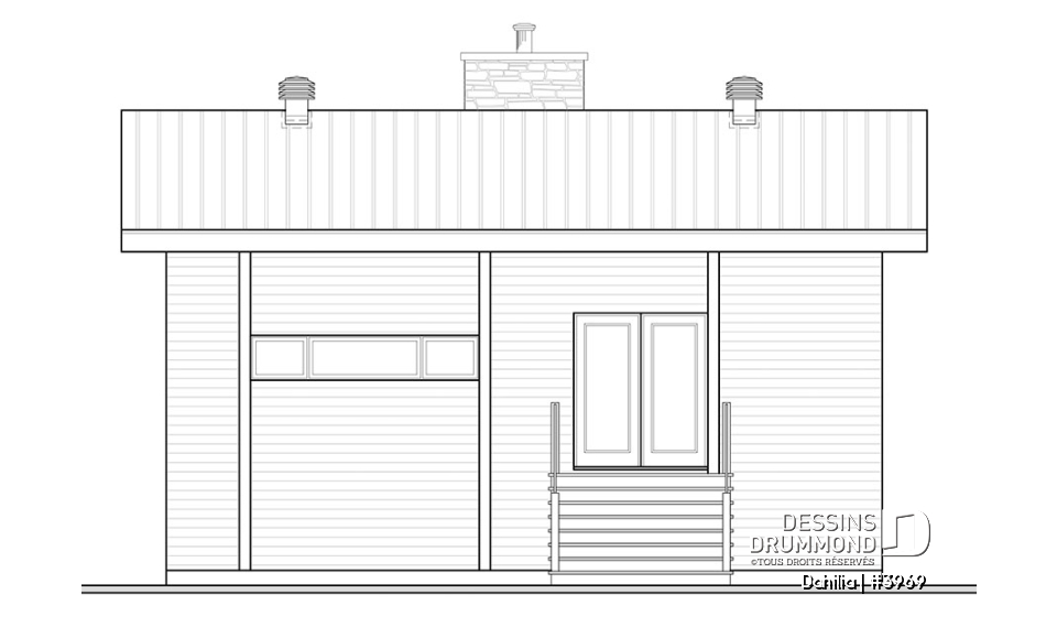 Élévation avant - Dahilia