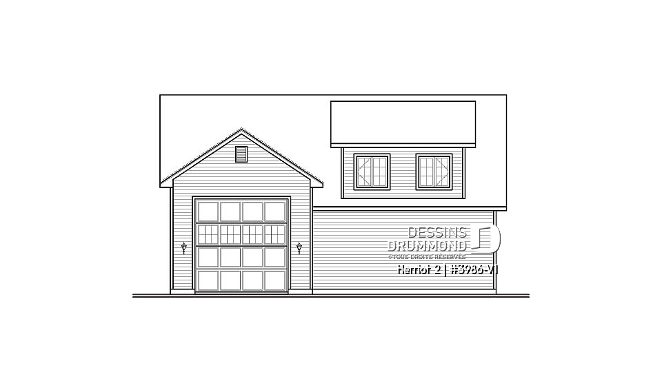 Élévation arrière - Herriot 2