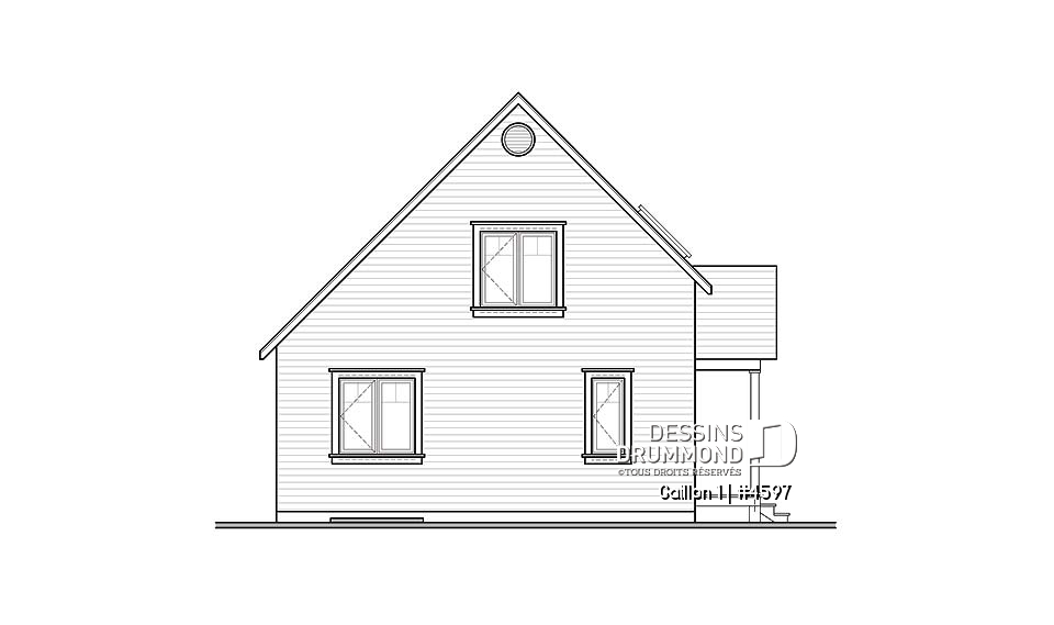 Élévation arrière - Gaillon 1