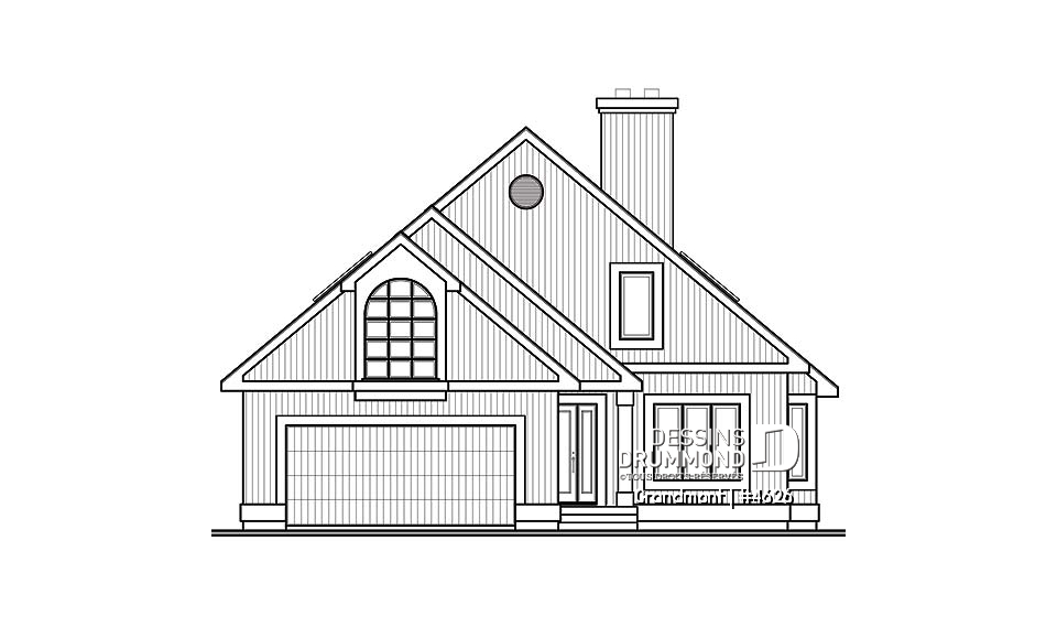 Élévation avant - Grandmont