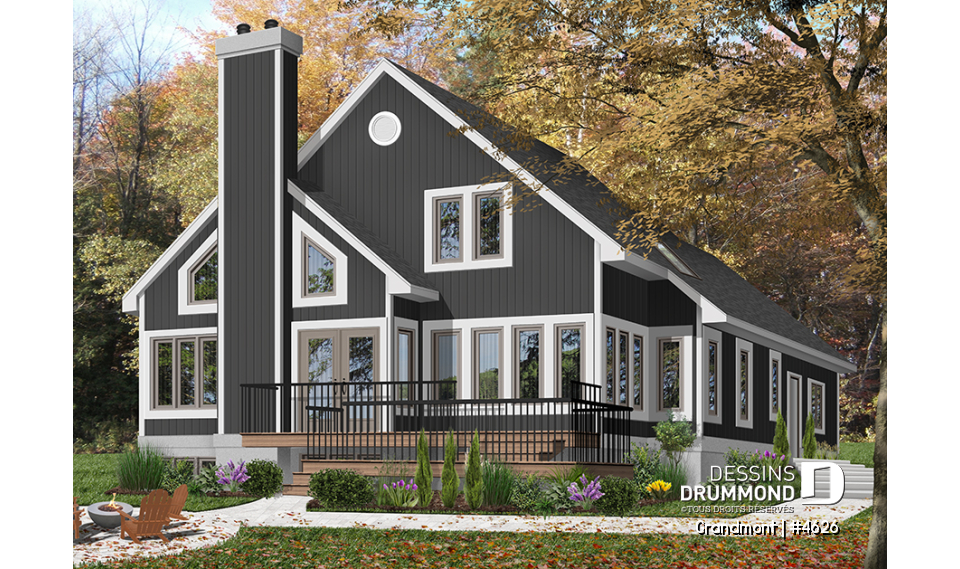 Version couleur no. 3 - Vue arrière - Grandmont