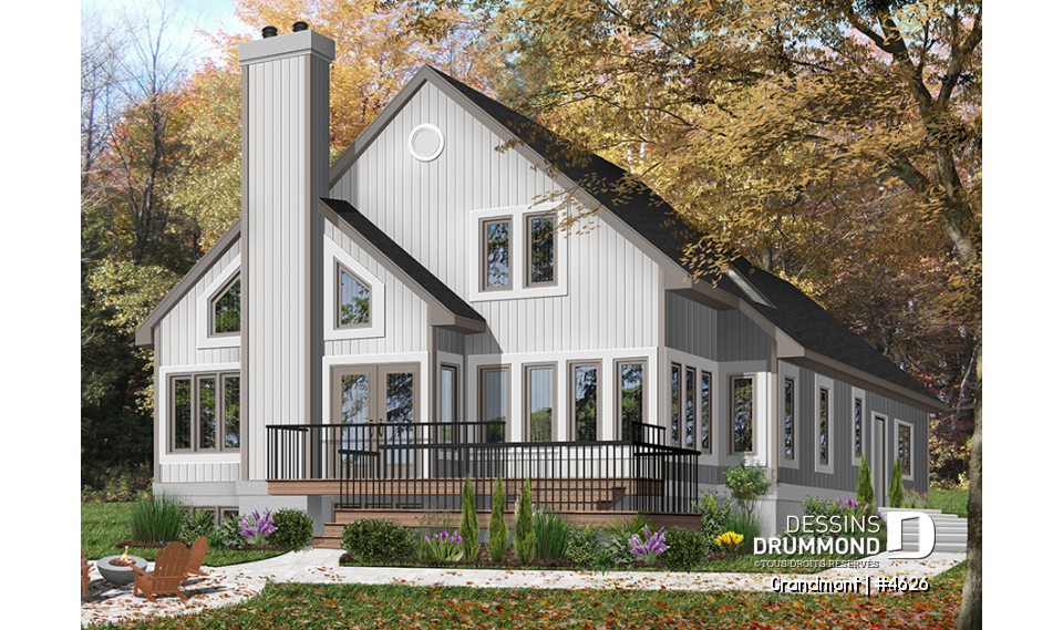 Version couleur no. 5 - Vue arrière - Grandmont