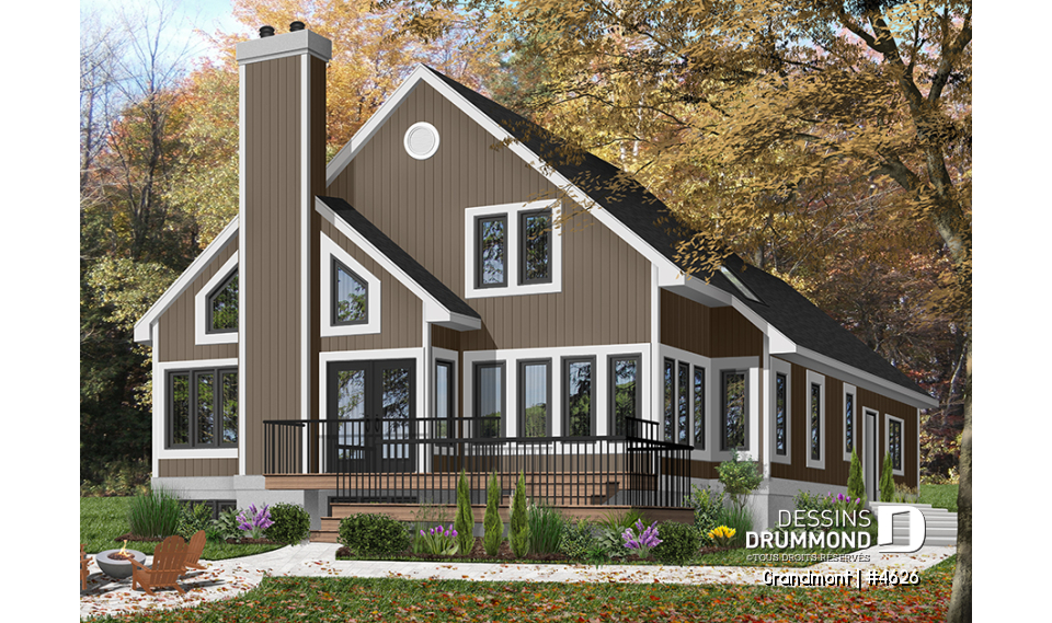 Version couleur no. 7 - Vue arrière - Grandmont