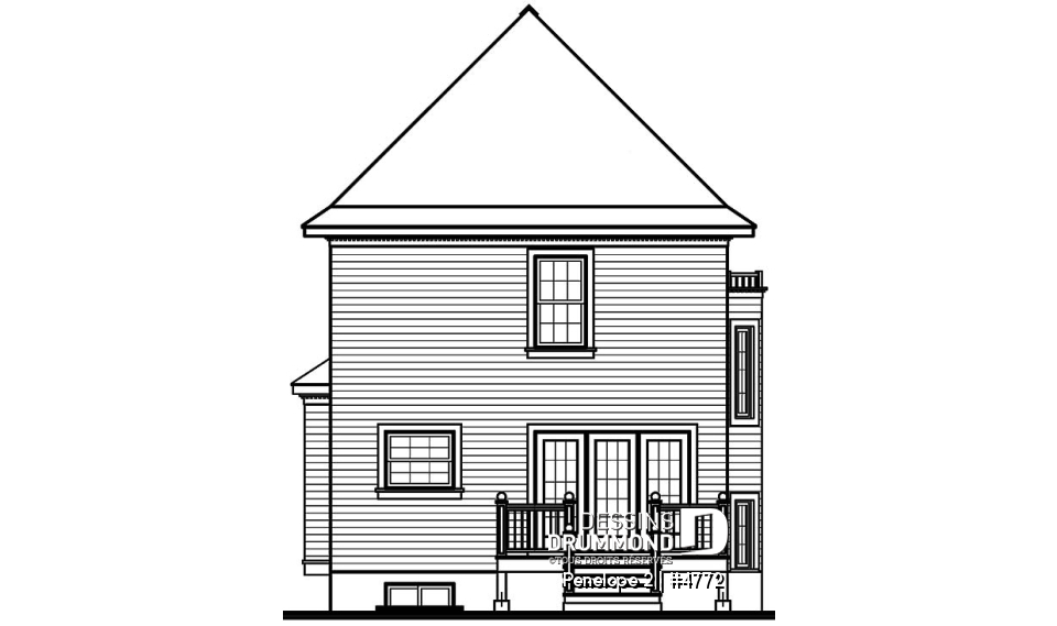 Élévation arrière - Penelope 2