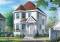 Vue avant - MODÈLE DE BASE - Cottage d'inspiration victorienne, 3 chambres avec walk-in, coin déjeuner, espace ouvert - Penelope 2