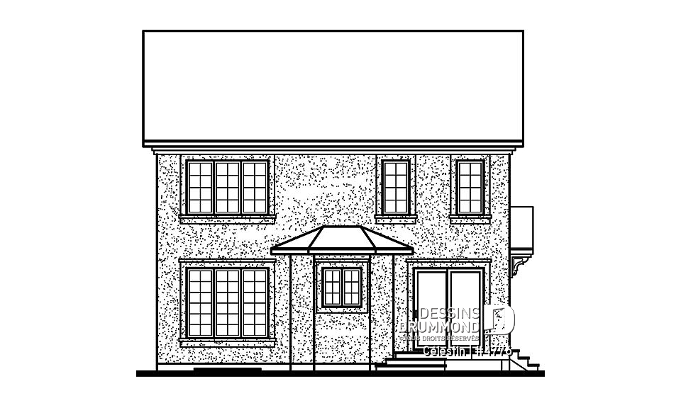 Élévation arrière - Célestin