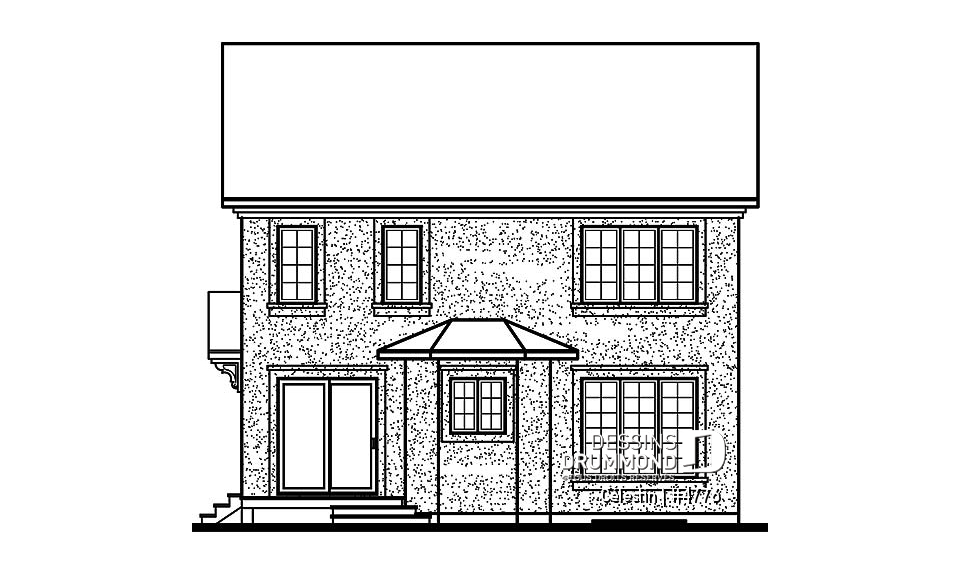 Élévation arrière - Célestin