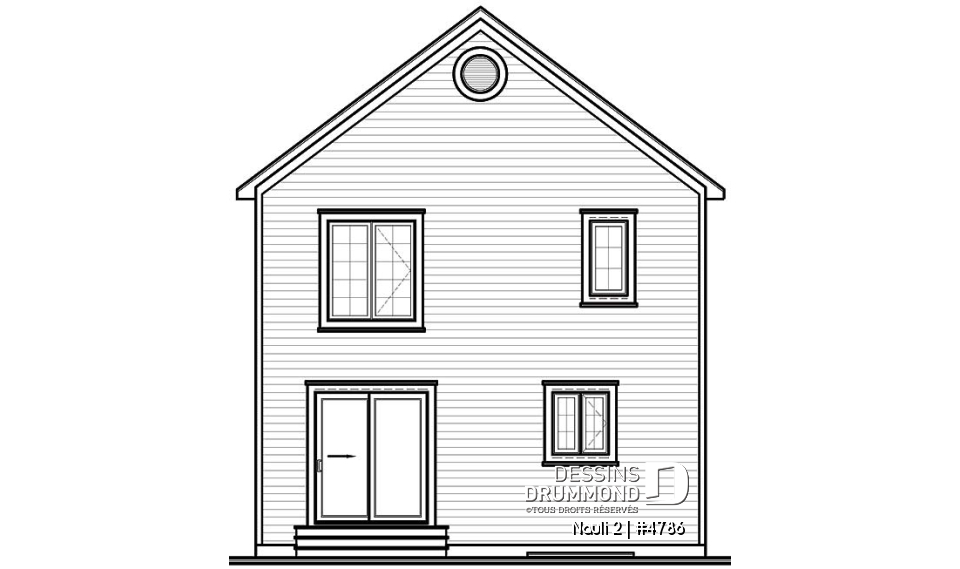 Élévation arrière - Nauli 2