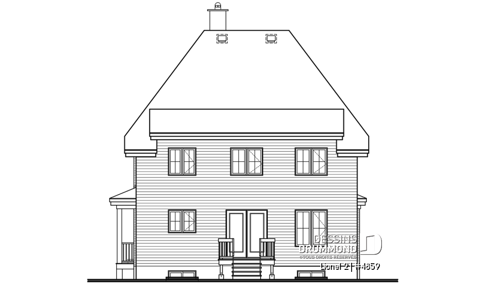 Élévation arrière - Lionel 2