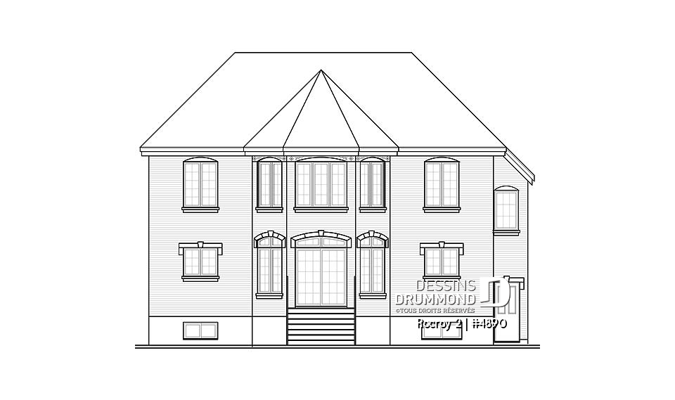 Élévation arrière - Rocroy 2