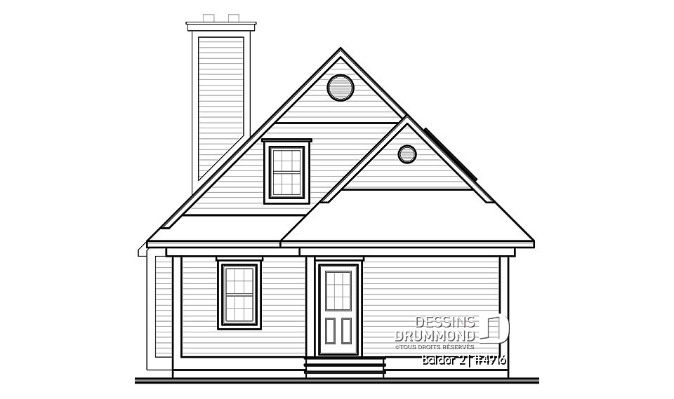 Élévation avant - Baldor 2