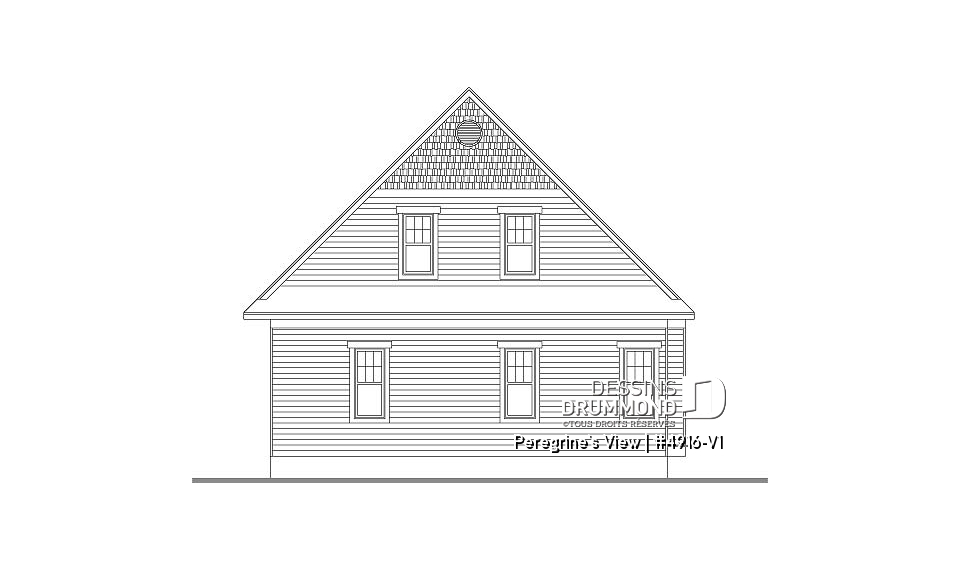 Élévation arrière - Peregrine's View