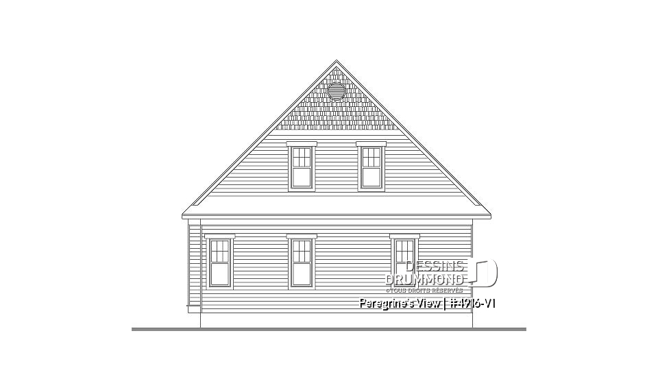 Élévation arrière - Peregrine's View