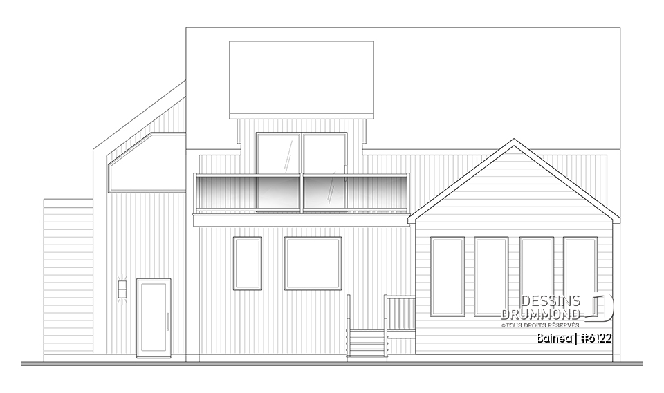 Élévation arrière - Balnea