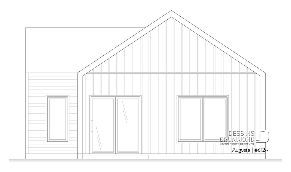 Vue arrière - MODÈLE DE BASE - Auguste
