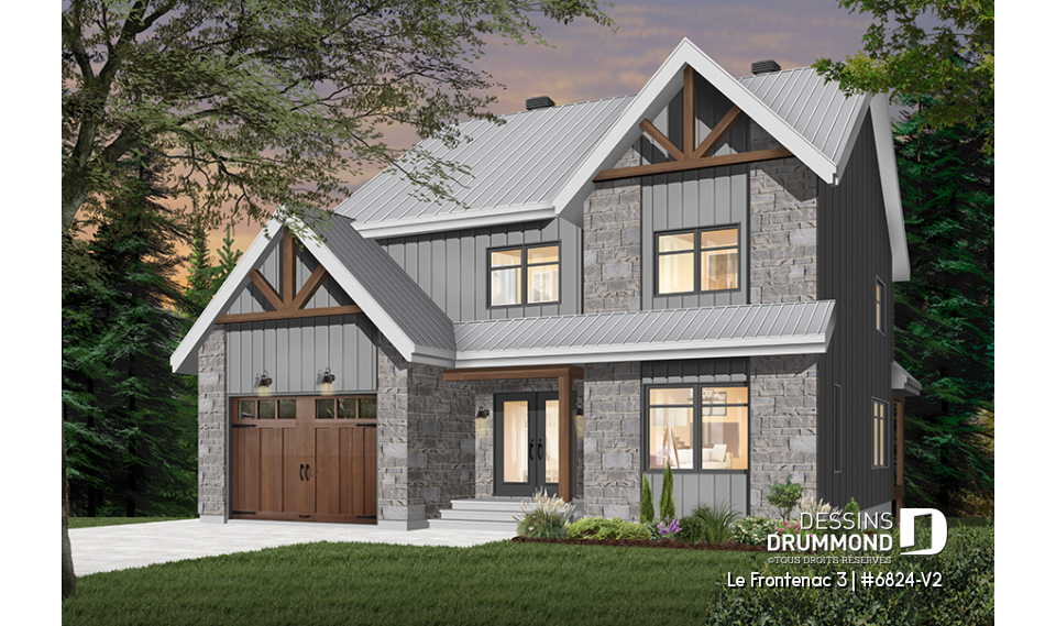 Vue avant - MODÈLE DE BASE - Le Frontenac 3