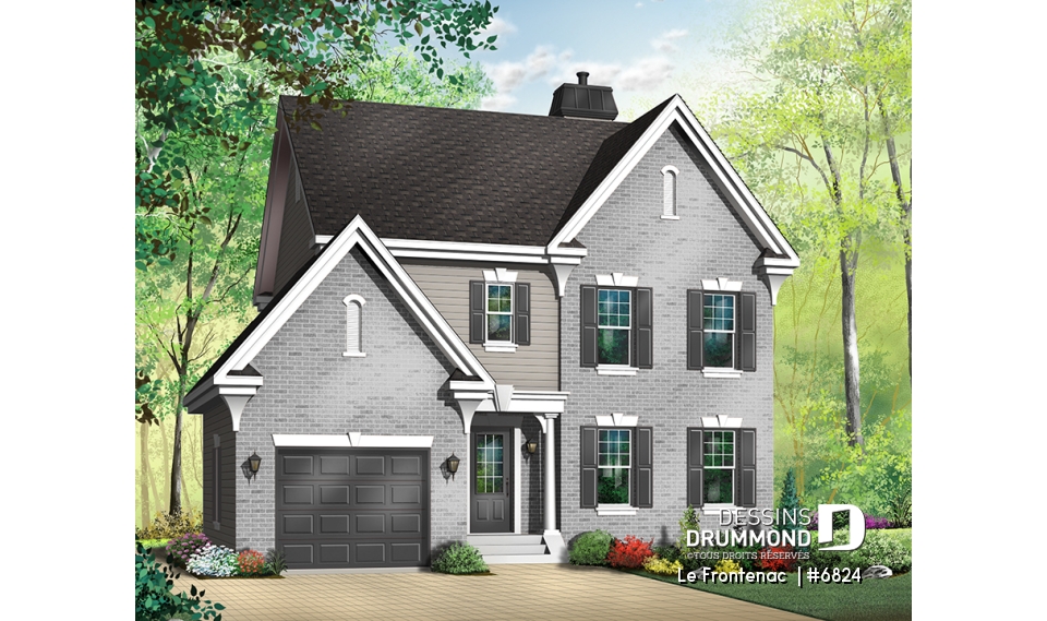 Version couleur no. 3 - Vue avant - Le Frontenac 