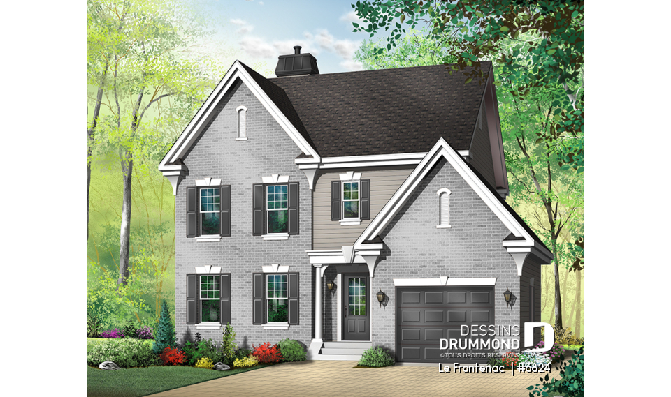 Version couleur no. 3 - Vue avant - Le Frontenac 