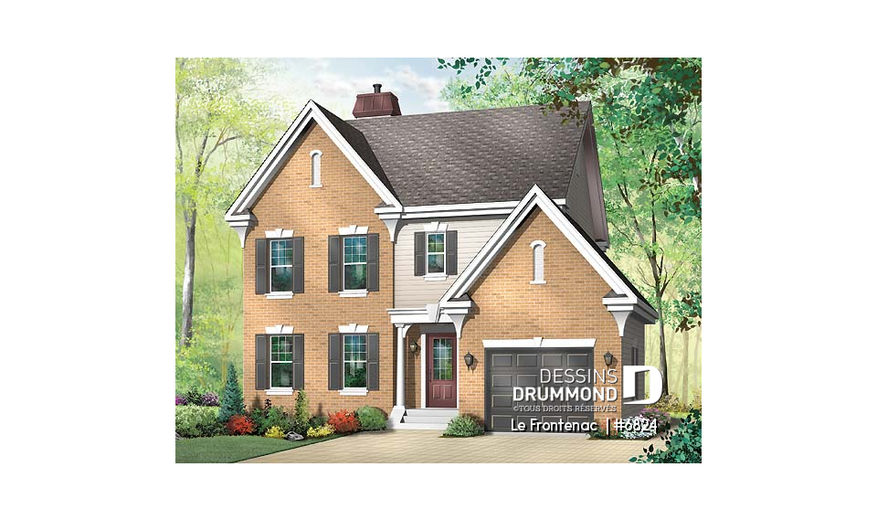 Vue avant – Modèle ORIGINAL - Le Frontenac 