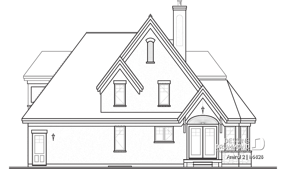 Élévation arrière - Amiral 2