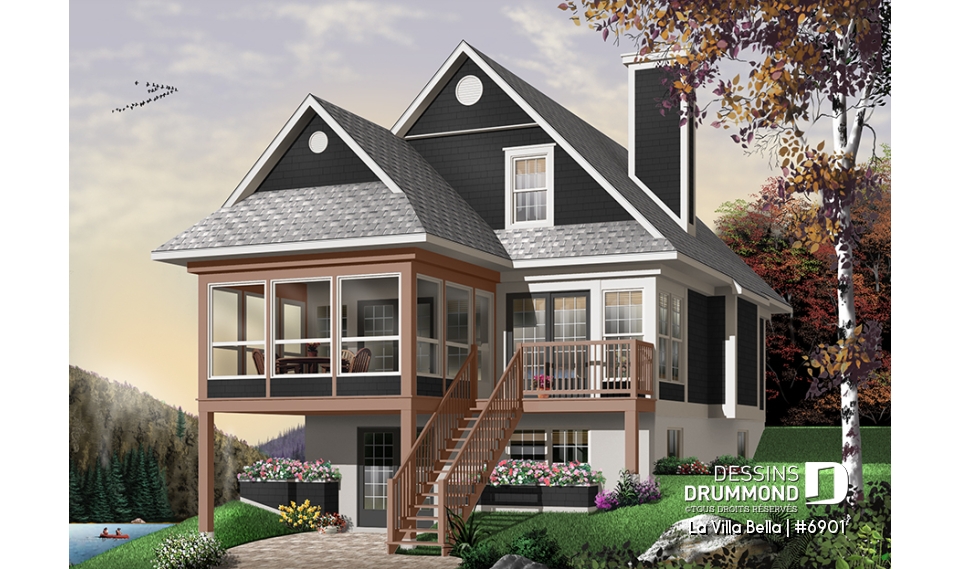 Version couleur no. 3 - Vue arrière - La Villa Bella