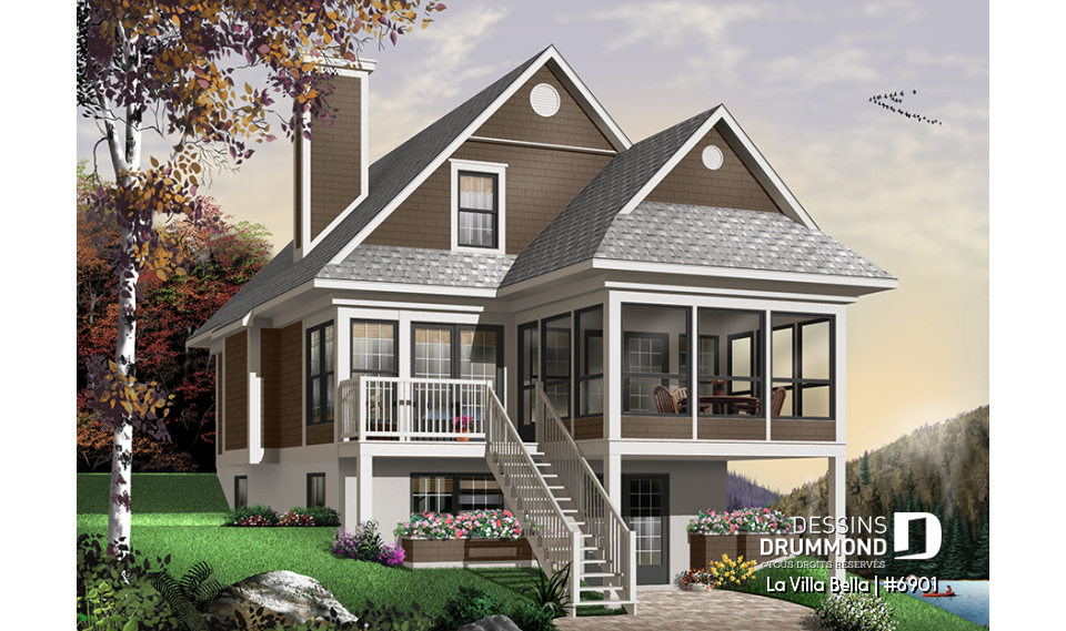 Vue arrière - MODÈLE DE BASE - La Villa Bella