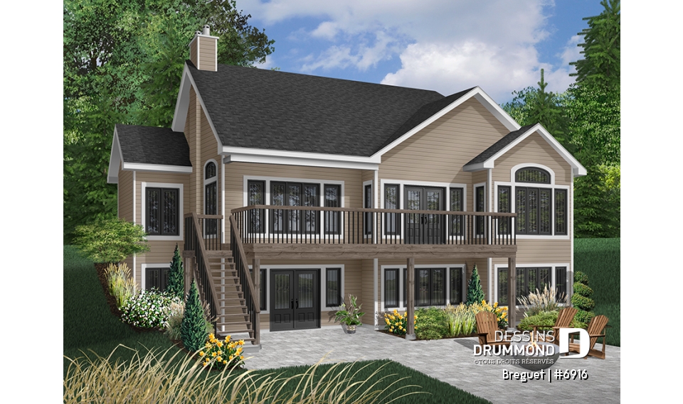 Version couleur no. 3 - Vue arrière - Breguet