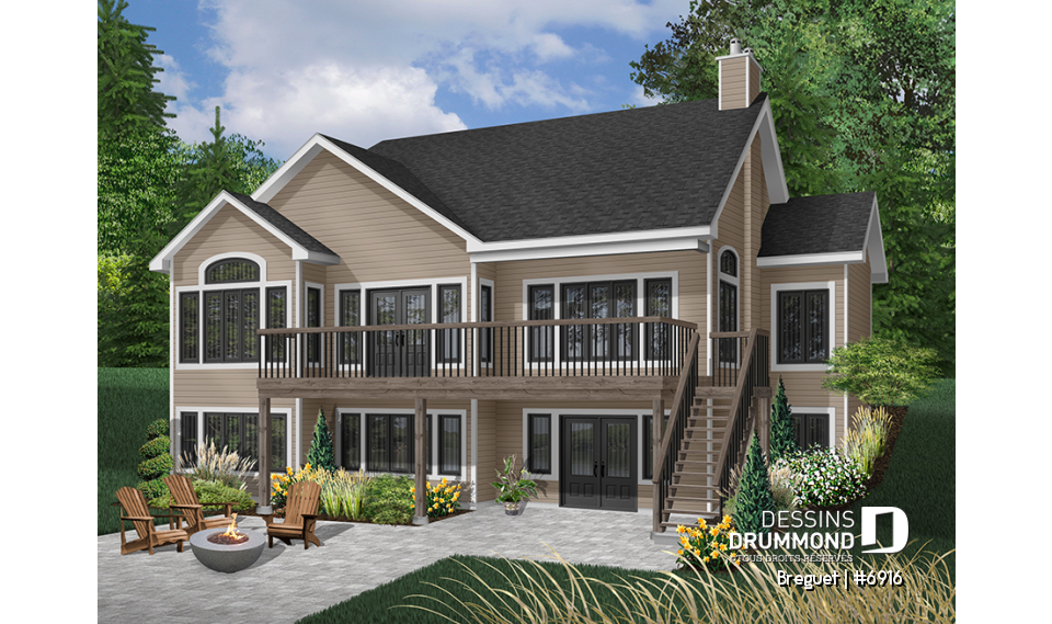 Version couleur no. 3 - Vue arrière - Breguet