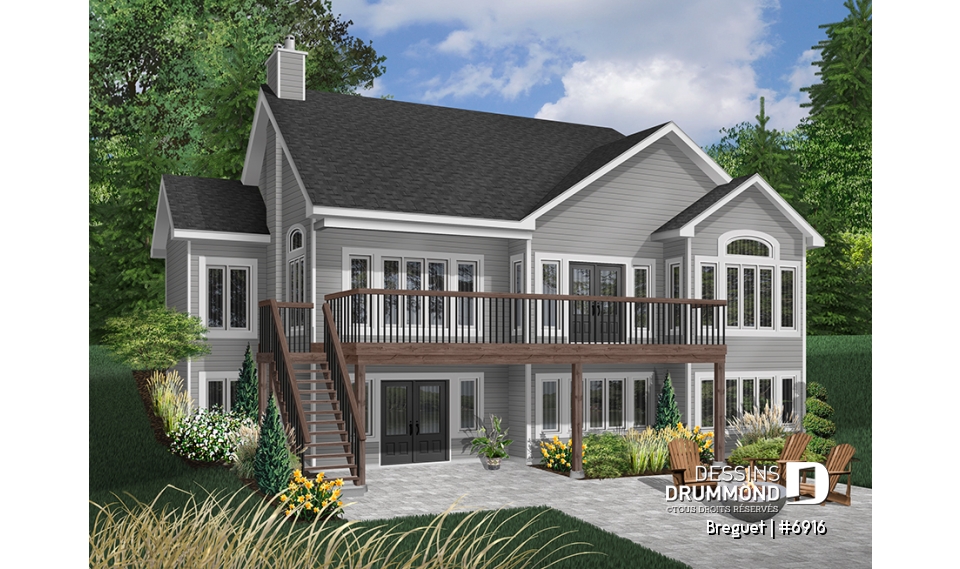 Version couleur no. 5 - Vue arrière - Breguet