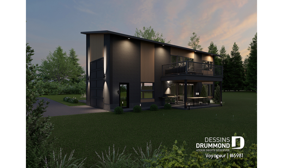 Vue arrière - MODÈLE DE BASE - Voyageur