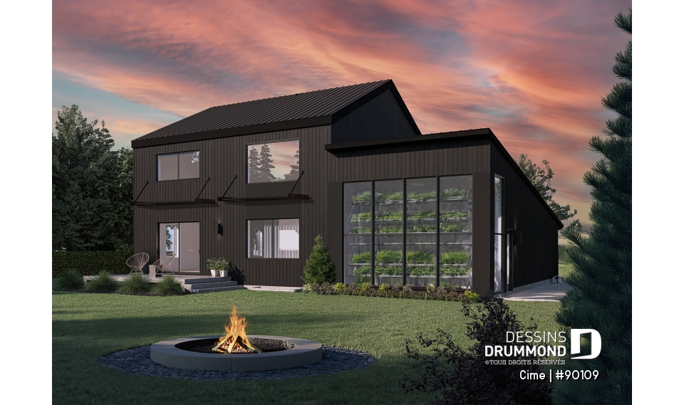 Vue arrière - MODÈLE DE BASE - Cime