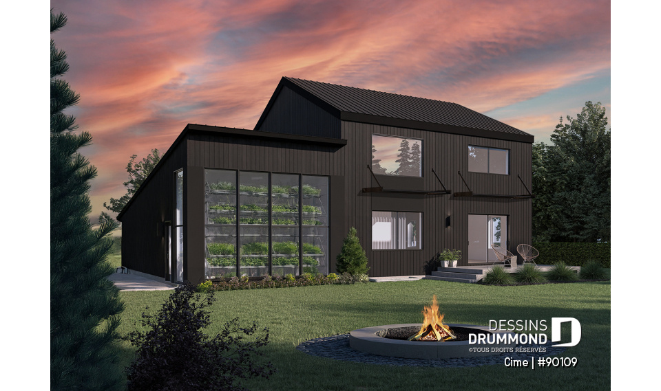 Vue arrière - MODÈLE DE BASE - Cime