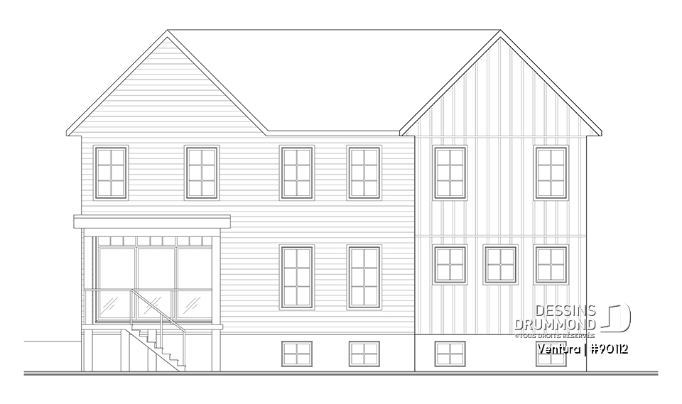 Vue arrière - MODÈLE DE BASE - Ventura