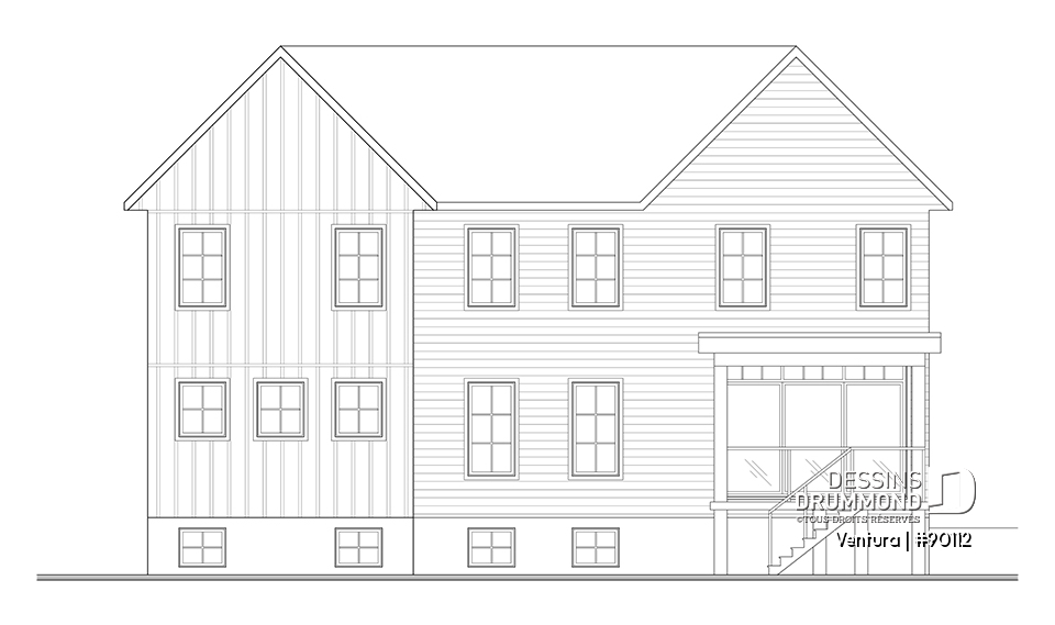 Vue arrière - MODÈLE DE BASE - Ventura
