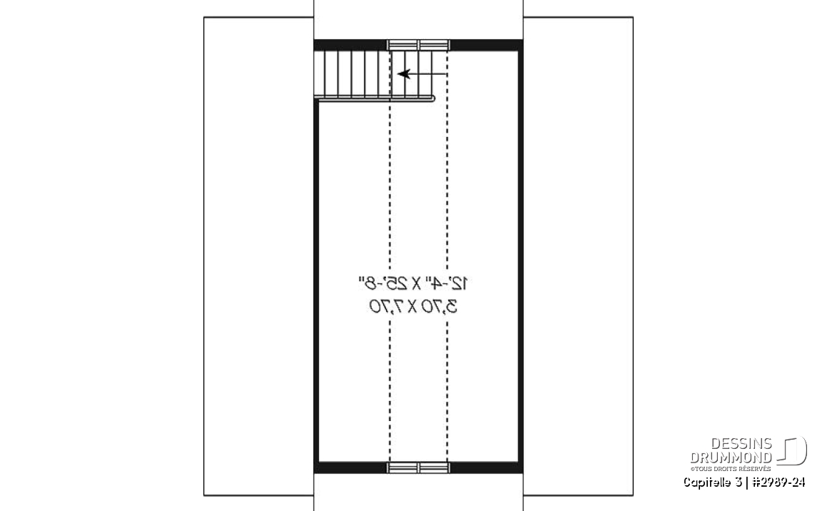 Étage - Modèle de garage 2 étages avec loft multifonction : rangement, atelier ou détente! - Capitelle 3