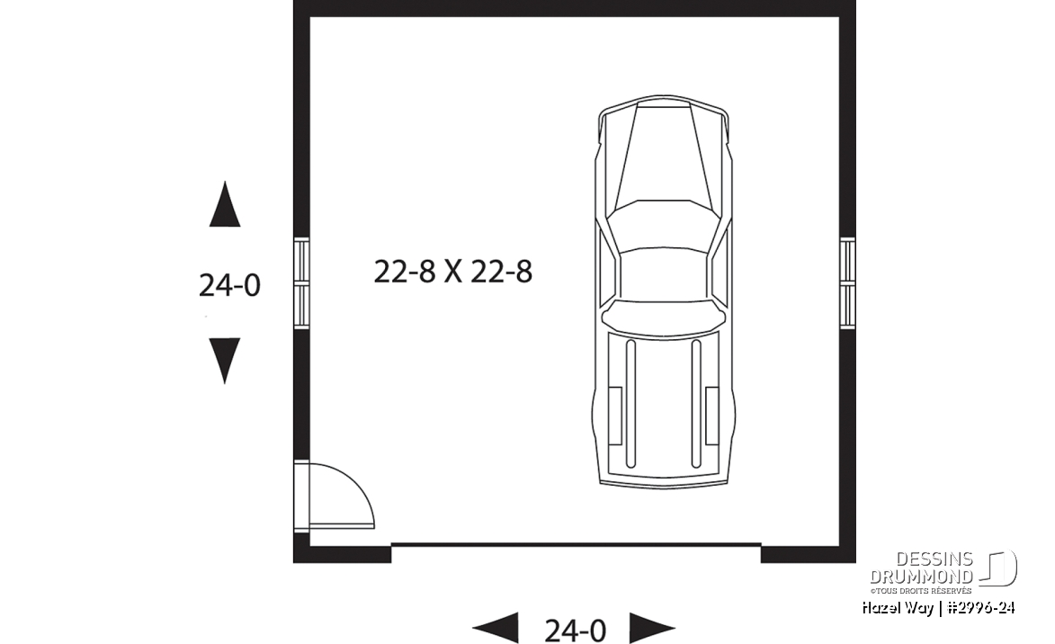 Rez-de-chaussée - Plan de garage double à très bon prix - Hazel Way
