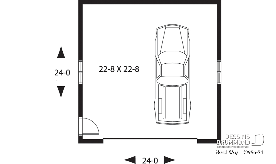 Rez-de-chaussée - Plan de garage double à très bon prix - Hazel Way