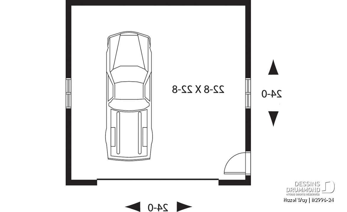 Rez-de-chaussée - Plan de garage double à très bon prix - Hazel Way
