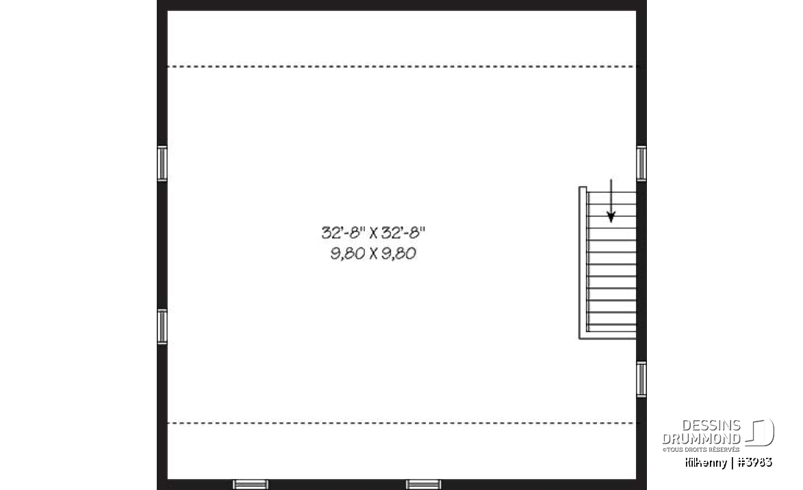 Étage - Garage triple offrant coin rangement, salle d'eau &amp; espace boni  - Kilkenny