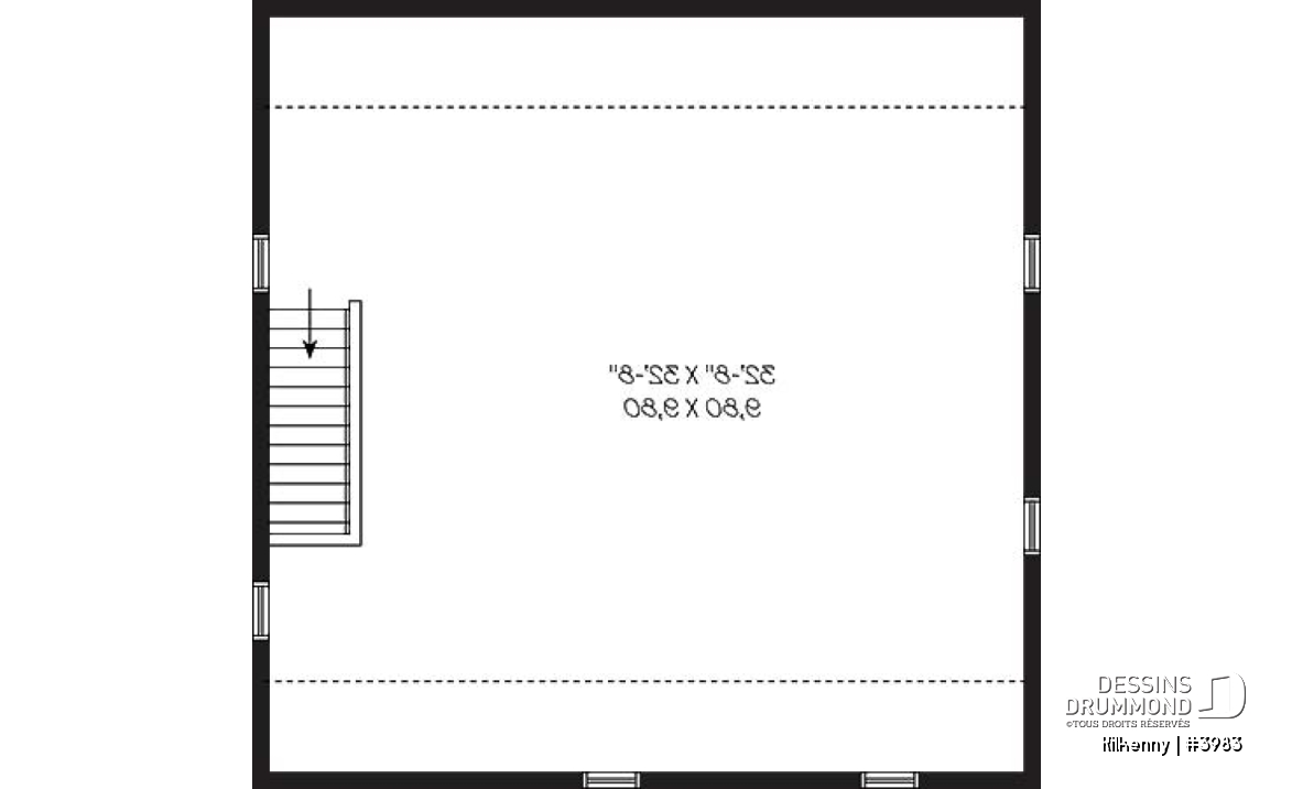 Étage - Garage triple offrant coin rangement, salle d'eau &amp; espace boni  - Kilkenny