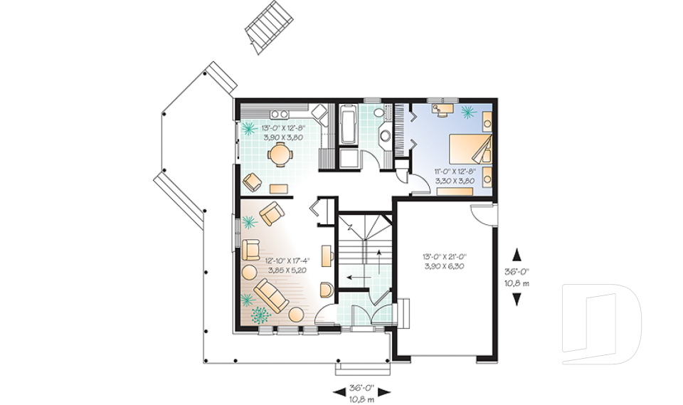 Rez-de-chaussée -  - Courcelle
