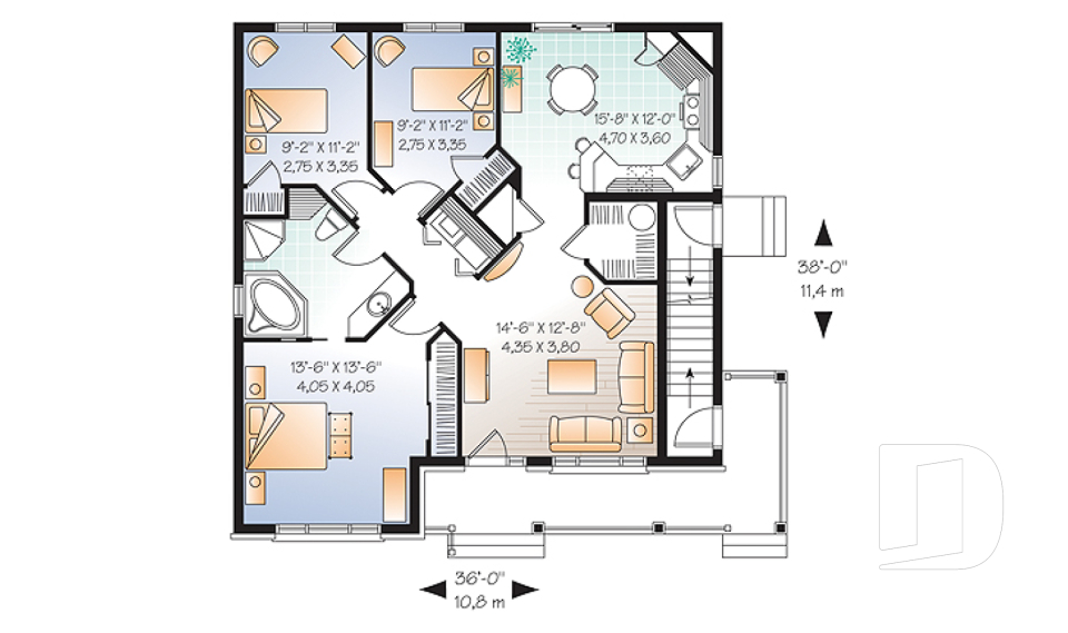 Rez-de-chaussée -  - Fairfield 2